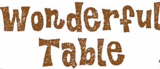 Wonderful Table